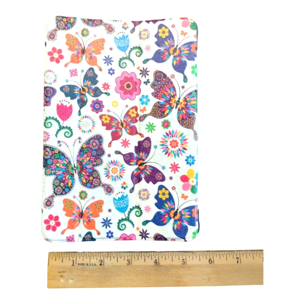 Kuroko Case For Fire HD 8 Plus Rainbow Colored Butterfly Design